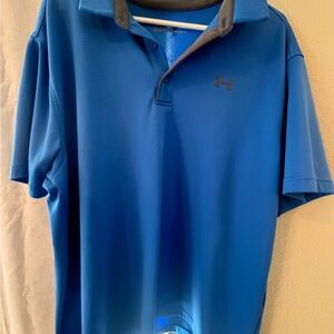 Under Armour Men's Vibrant Blue Polo